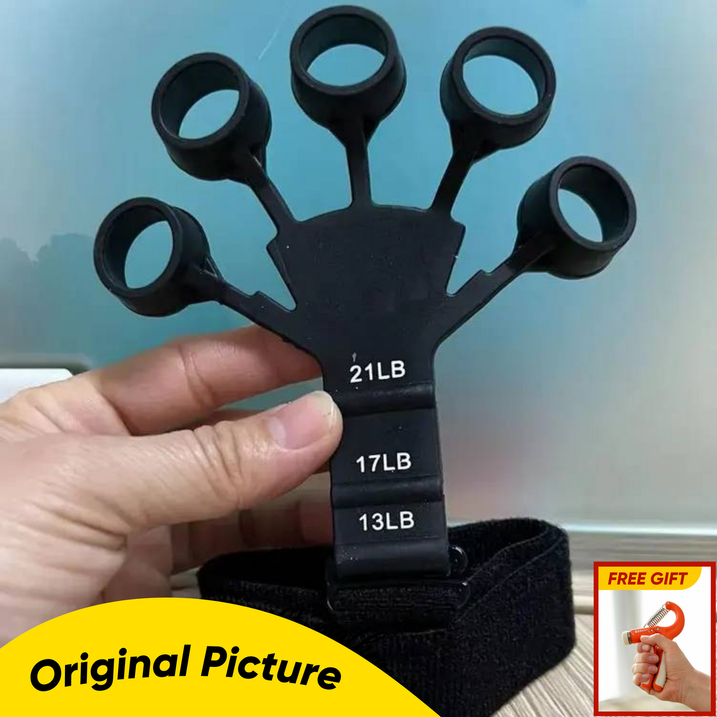 Adjustable Hand Grip Strengthener Finger Exerciser