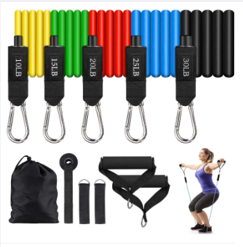 Best 11pcs fitness Portable Resistance Bands Set