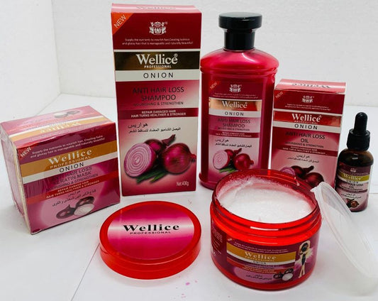 Onion Shampoo + Hair oil +  Hair Mask Anti Hair Loss & hair Growth Professional Shampoo, Hair And Hair mask