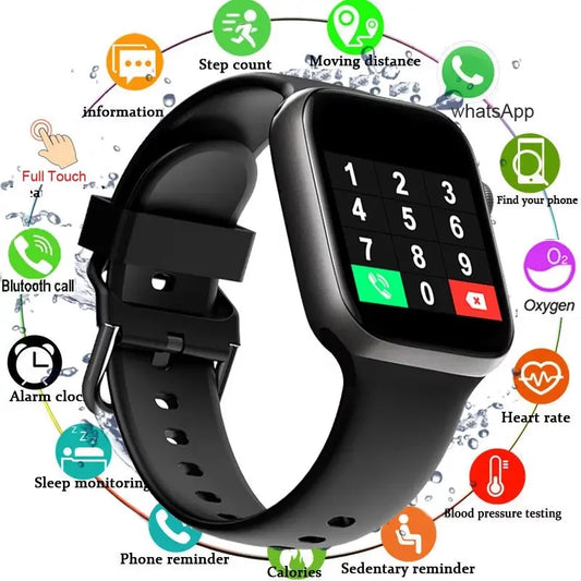 T500 Smart Watch Bluetooth Call Fitness Tracker Heart Rate Full Touch Smartwatch Sports Watches for Men Women