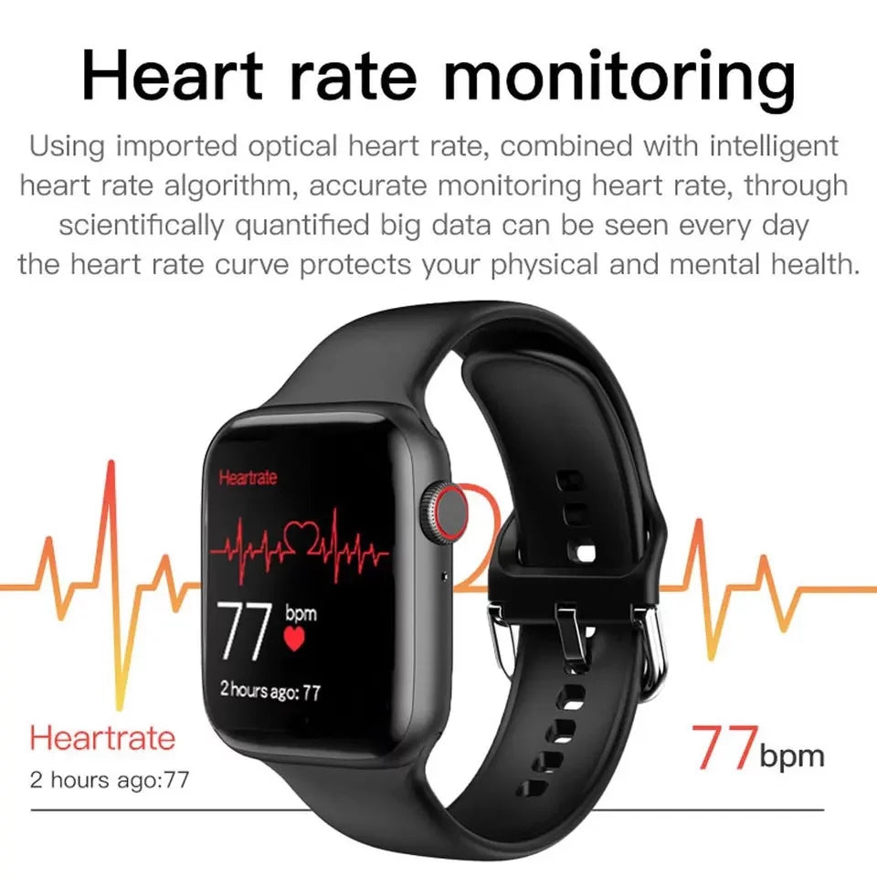 T500 Smart Watch Bluetooth Call Fitness Tracker Heart Rate Full Touch Smartwatch Sports Watches for Men Women